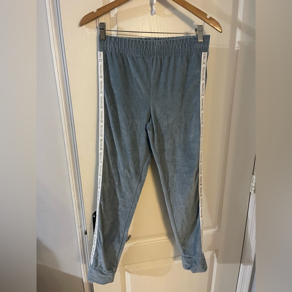Hurley‎ Blue Joggers with Logo Stripes
